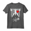 Skeleton Pregnancy Shirt Baby X-Ray Halloween Pregnant Maglietta - Cute Halloween Maternity Gift for Pregnant Women in 2019
