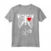 Skeleton Pregnancy Shirt Baby X-Ray Halloween Pregnant Maglietta - Cute Halloween Maternity Gift for Pregnant Women in 2019