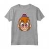 HapTiger Aladdin Abu Ruby Eyes Maglietta - Official 90s T-Shirts for Kids and Adults - Cute Monkey Shirts Included