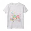 HapTiger Little Twin Stars Cute Love Maglietta - Licenza Ufficiale - Ideale per Appassionati di Moda Kawaii
