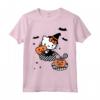 Hello Kitty Carino Strega Mago Felice Halloween Maglietta - Licenza Ufficiale HapTiger Apparel