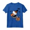 Hello Kitty Carino Strega Mago Felice Halloween Maglietta - Licenza Ufficiale HapTiger Apparel