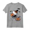 Hello Kitty Carino Strega Mago Felice Halloween Maglietta - Licenza Ufficiale HapTiger Apparel