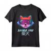 Cyberpunk Shib Army Crypto Shiba Inu Moneta Maglietta - Investi in SHIB alla Luna - Ideale per gli Amanti della Criptovaluta e dei Meme Coin