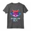 Cyberpunk Shib Army Crypto Shiba Inu Moneta Maglietta - Investi in SHIB alla Luna - Ideale per gli Amanti della Criptovaluta e dei Meme Coin