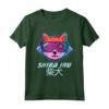 Cyberpunk Shib Army Crypto Shiba Inu Moneta Maglietta - Investi in SHIB alla Luna - Ideale per gli Amanti della Criptovaluta e dei Meme Coin