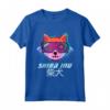 Cyberpunk Shib Army Crypto Shiba Inu Moneta Maglietta - Investi in SHIB alla Luna - Ideale per gli Amanti della Criptovaluta e dei Meme Coin