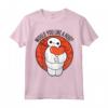 HapTiger Big Hero 6 Baymax Hug Valentine's Maglietta - Officially Licensed Disney Apparel for Valentine's Day