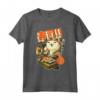 Ramen Clothing Graphic Cat Sushi Kawaii Anime Tee - Maglietta Giapponese per Appassionati - Leggera e Kawaii