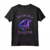 Questa ragazza ama draghi - Dragon T-shirt Divertente Regalo per Compleanno - Ideale per Giovani Amanti dei Draghi