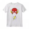 DC Kids Flash Logo Maschera Maglietta - Maglietta con Licenza Ufficiale DC Comics - Ideale per Regali a Fan di Batman, Superman, Wonder Woman