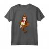 HapTiger Belle Maglietta - Official Beauty and the Beast Tee Shirt for Men, Women, Boys, and Girls - Tale as Old as Time Design