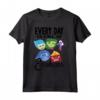 HapTiger Pixar Inside Out Every Day Emotions Maglietta - Officially Licensed Apparel for Fans
