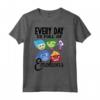 HapTiger Pixar Inside Out Every Day Emotions Maglietta - Officially Licensed Apparel for Fans