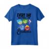 HapTiger Pixar Inside Out Every Day Emotions Maglietta - Officially Licensed Apparel for Fans