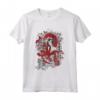 Geisha Lewd Girl Mighty Dragon Spirit Maglietta - Design Yokai con Stile Ink Tattoo - Ideale per Cosplay e Appassionati di Cultura Giapponese