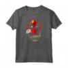 HapTiger Deadpool Wade Wilson Swords and Chains Maglietta - Official Funny Marvel T-Shirt for Men and Women