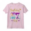 Maglietta Sirena di Compleanno per 7 Anni - Tee Regalo per Ragazze - Ideale per Feste di Compleanno - Acquista Online