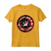HapTiger Captain America Avengers Shield Flag Maglietta - Officially Licensed Apparel for Marvel Fans