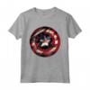 HapTiger Captain America Avengers Shield Flag Maglietta - Officially Licensed Apparel for Marvel Fans