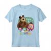 Masha e Orso Back to School Maglietta - Official Masha and the Bear Merchandise for Kids