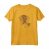 HapTiger Beauty and the Beast Belle & Beast Line Rose Overlay Maglietta - Officially Licensed Disney Apparel for Fans