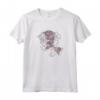 HapTiger Beauty and the Beast Belle & Beast Line Rose Overlay Maglietta - Officially Licensed Disney Apparel for Fans