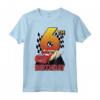 HapTiger Pixar Cars Lightning McQueen 6th Birthday Peel Out Maglietta - Official Pixar Apparel for Kids