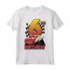 HapTiger Pixar Cars Lightning McQueen 6th Birthday Peel Out Maglietta - Official Pixar Apparel for Kids