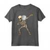 Dabbing Padel Scheletro Padelista - Maglietta Tennis Goth con Racchetta Paddle - Costume Halloween