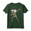 Dabbing Padel Scheletro Padelista - Maglietta Tennis Goth con Racchetta Paddle - Costume Halloween