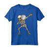 Dabbing Padel Scheletro Padelista - Maglietta Tennis Goth con Racchetta Paddle - Costume Halloween