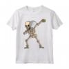 Dabbing Padel Scheletro Padelista - Maglietta Tennis Goth con Racchetta Paddle - Costume Halloween