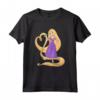HapTiger Princess Rapunzel Heart and Pascal Maglietta - Official Merchandise for Women, Men, Boys, and Girls - Tangled T-Shirt for Fans