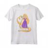 HapTiger Princess Rapunzel Heart and Pascal Maglietta - Official Merchandise for Women, Men, Boys, and Girls - Tangled T-Shirt for Fans