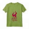 HapTiger Maleficent Mistress Of Evil Looking Over Text Maglietta con Collo a V - Official Disney Apparel 19MLME00003A-002 - Unique Maleficent Tee