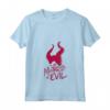 HapTiger Maleficent Mistress Of Evil Looking Over Text Maglietta con Collo a V - Official Disney Apparel 19MLME00003A-002 - Unique Maleficent Tee