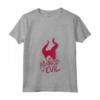 HapTiger Maleficent Mistress Of Evil Looking Over Text Maglietta con Collo a V - Official Disney Apparel 19MLME00003A-002 - Unique Maleficent Tee