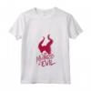 HapTiger Maleficent Mistress Of Evil Looking Over Text Maglietta con Collo a V - Official Disney Apparel 19MLME00003A-002 - Unique Maleficent Tee