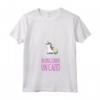 Donna Buongiorno Un Cazzo Maglietta Unicorno - T-shirt Spiritosa con Scritte Divertenti - Ideale come Regalo Compleanno per Amanti Unicorni