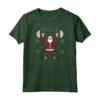 Merry Gainzmas - Brutto Maglione Di Natale - Palestra Coach Babbo Natale Maglietta - Ideale per Powerlifting e Bodybuilding