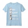 Maglietta Eat Sleep Anime Repeat - Divertente Idea Regalo in Stile Manga Giapponese - Regalo di Natale e Compleanno per Appassionati di Anime e Cultura Giapponese