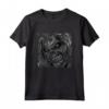 HapTiger Legacy Collection Eddie Boxed Maglietta - Official Band Shirt for Men, Women, Boys, Girls - Classic T-Shirt