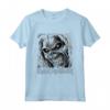 HapTiger Legacy Collection Eddie Boxed Maglietta - Official Band Shirt for Men, Women, Boys, Girls - Classic T-Shirt