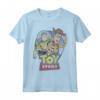 HapTiger Pixar Toy Story Buzz and Woody Movie Logo Maglietta - Officially Licensed Apparel for Toy Story Fans