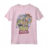 HapTiger Pixar Toy Story Buzz and Woody Movie Logo Maglietta - Officially Licensed Apparel for Toy Story Fans