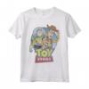 HapTiger Pixar Toy Story Buzz and Woody Movie Logo Maglietta - Officially Licensed Apparel for Toy Story Fans