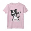 Dabbing Border Collie Dab Dance - Maglietta per Proprietari di Border Collie - Ideale per gli Amanti dei Cani