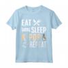 K-Pop T-shirt coreana dito cuore grafica per gli amanti Kpop - Mangia sonno K-pop Repeat - T-shirt da donna, uomo, ragazze, ragazzi