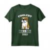 Coolest Bulldog Inglese Dad - Maglietta Cane per Proprietari di Bulldog Inglese - Regalo Unico per Amanti dei Cani